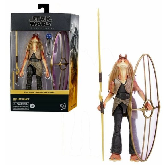 Star Wars Black Series Jar Jar Binks Action Figure The Phantom Menace - Picture 6 of 11